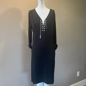 Michael Kors Black Chain Link Dress - Medium